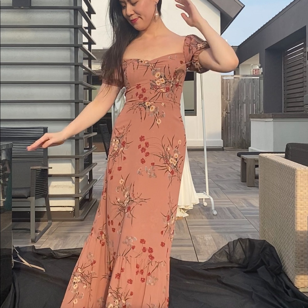 Price firm: New Reformation Farrow Dress Queen Print Size 0